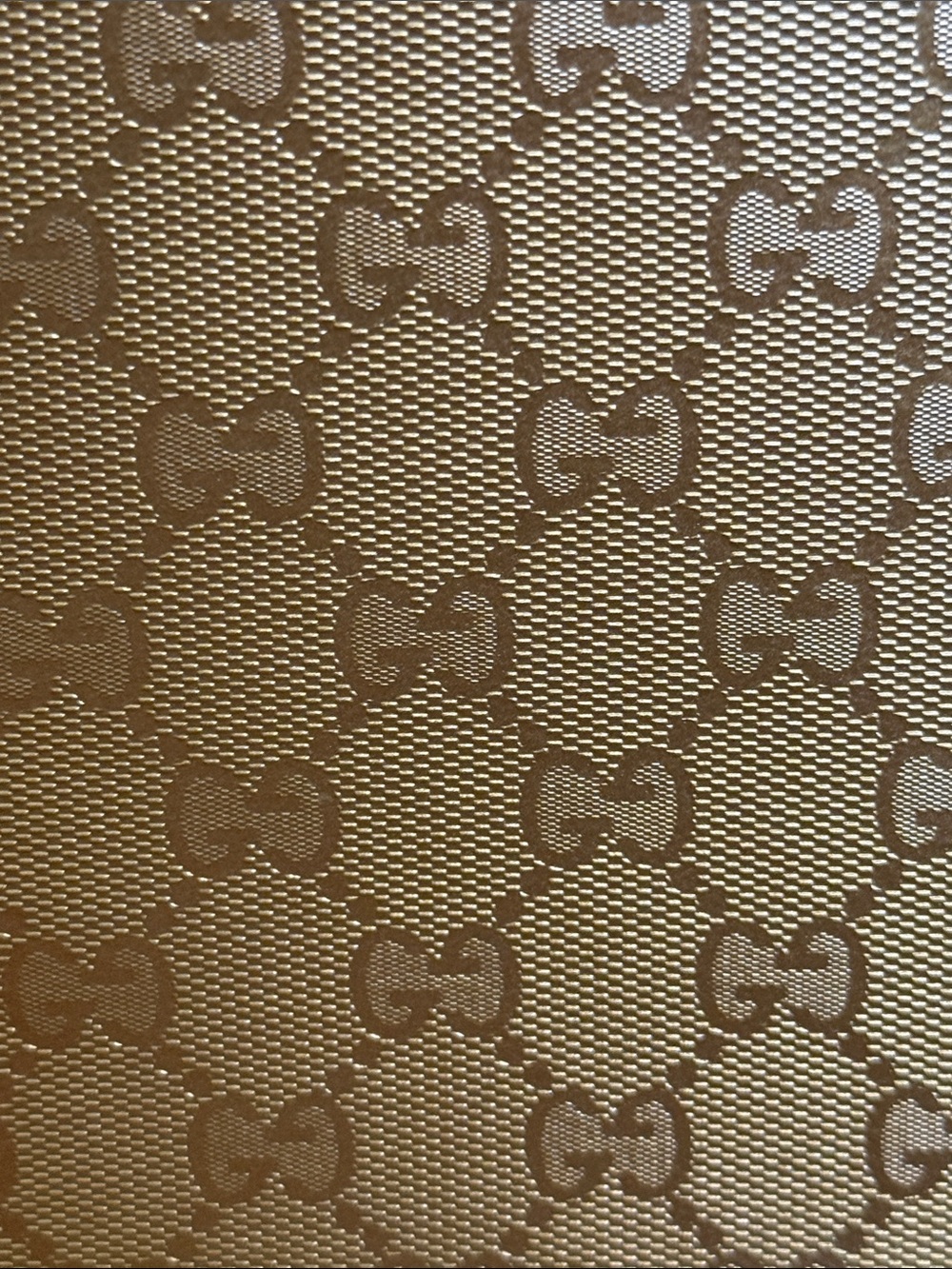 Gucci Metallic Taupe GG Monogram iPad Sleeve - Picture 4 of 8